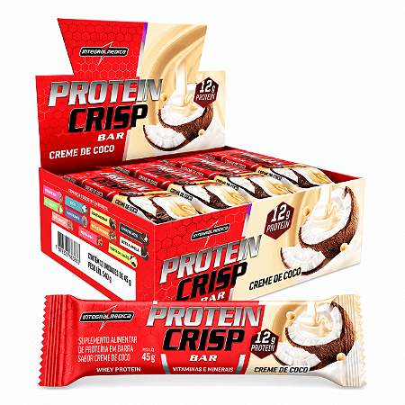 Protein Crisp Bar 12 Unidades - Integralmédica | Barra de Proteína