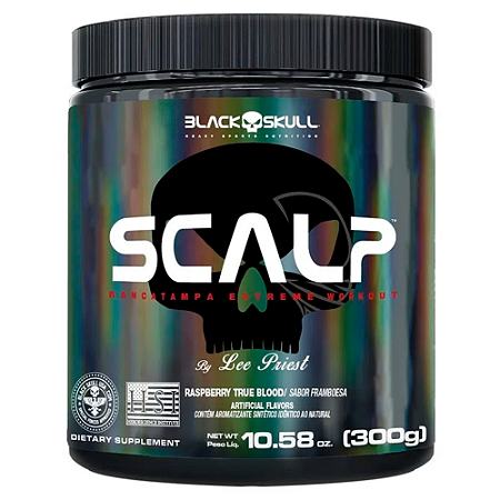 Pré Treino Scalp 300g - Black Skull