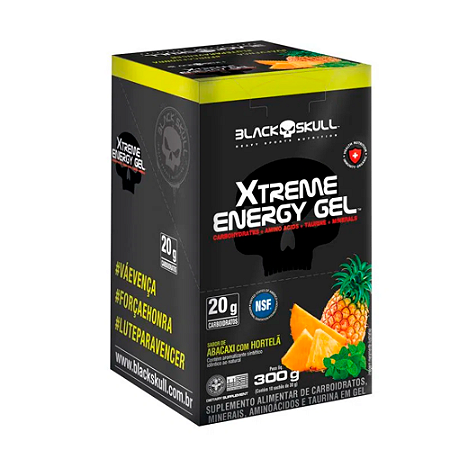 Xtreme Energy Gel (Cx 10 Un) - Black Skull