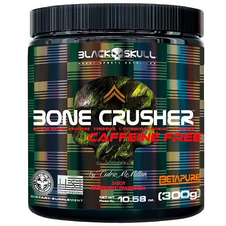 Bone Crusher Caffeíne Free 300g - Black Skull