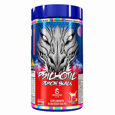 Pré-Treino Psichotic Demon Black 300g - Demons Lab