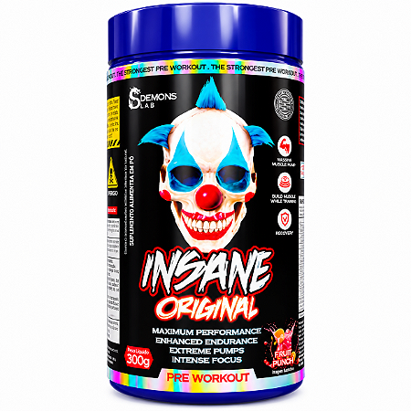 Pré-Treino Insane Original 300g - Demons Lab