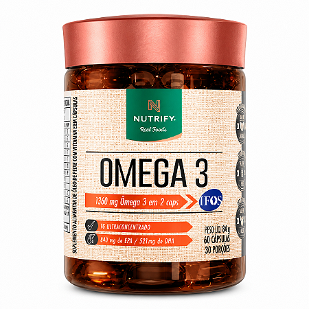 Ômega 3 1360mg 60 Cápsulas - Nutrify