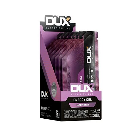 Energy Gel Sem Cafeína (Cx 10 Un) - Dux Nutrition Lab