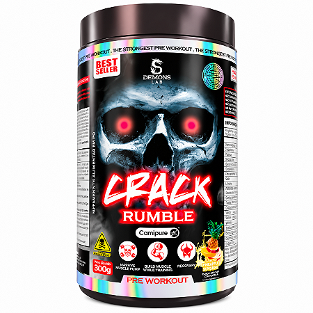 Pré-Treino Crack Rumble 300g - Demons Lab