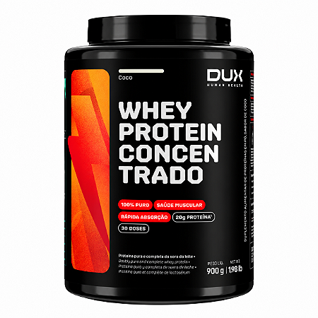 Whey Protein Concentrado 900g - Dux Nutrition Lab