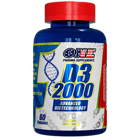 Vitamina D3 60 Cápsulas - One Pharm Supplements