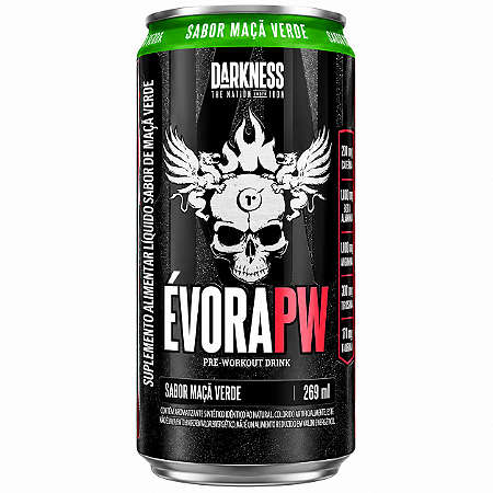Évora PW Drink Pré-Treino 6 Unidades 269 ml - Darkness