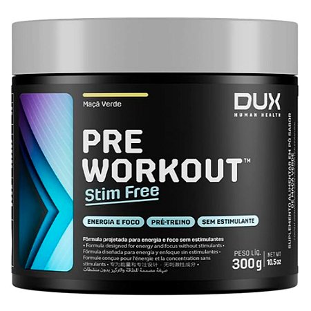 Pré Workout Stim Free 300g - Dux Nutrition Lab