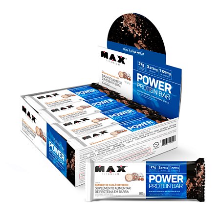 Power Protein Bar 90g (CX 8 Un) - Max Titanium
