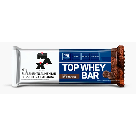Top Whey Bar (Unidade) - Max Titanium