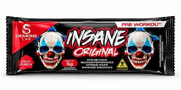 Pré-Treino Insane Original 5g - Demons Lab