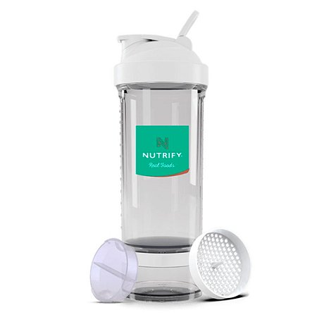 Coqueteleira Tritan Com Compartimento 700ml - Nutrify