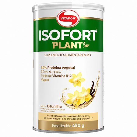 Proteína Vegetal Isofort Plant 450g - Vitafor