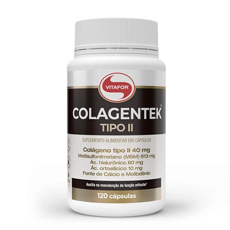 Colagentek Tipo II 120 Cápsulas - Vitafor