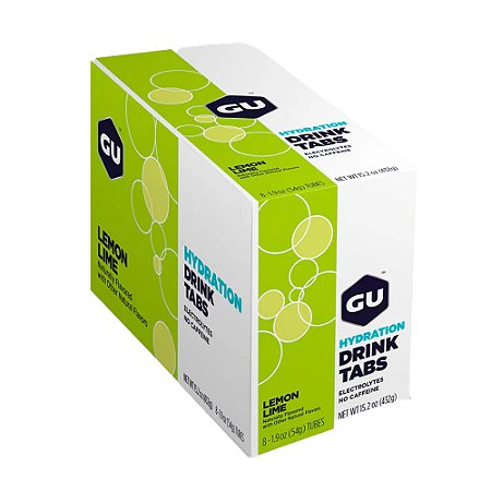 Hydration Drink Tabs (Caixa C 8 Tubos C 12 Pastilhas) - Gu