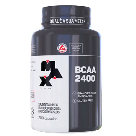 Bcaa 2400 (200 Cápsulas) - Max Titanium