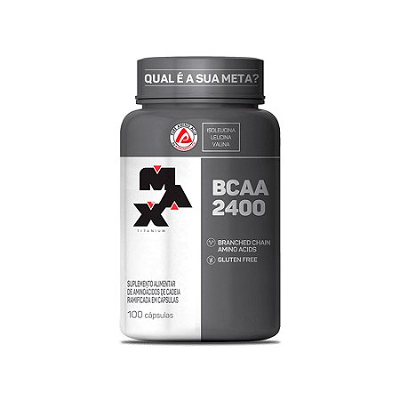 Bcaa 2400 (100 Cápsulas) - Max Titanium