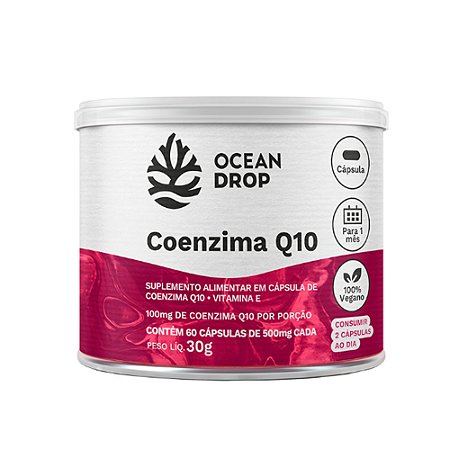 Coenzima  Q10 (60 cápsulas) - Ocean Drop