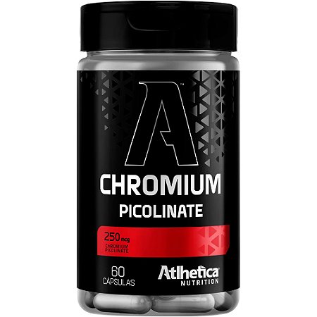 Picolinato de Cromo 60 Cápsulas - Atlhetica Nutrition