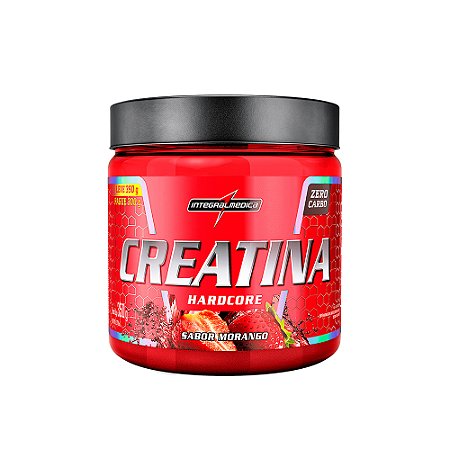 Creatina Hardcore Com Sabor 350g - Integralmedica