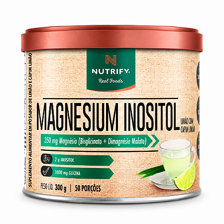Magnésio Inositol 350mg + Glicina 300g - Nutrify