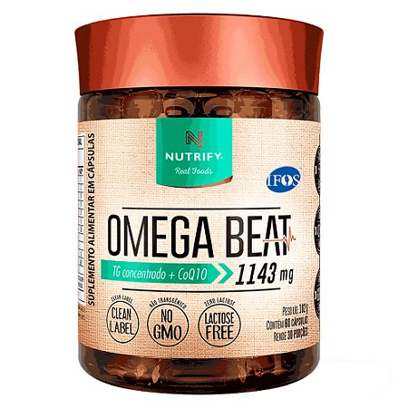 Ômega Beat 60 Cápsulas - Nutrify