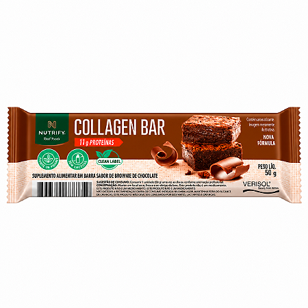 Collagen Bar 50g - Nutrify | Barra de Colágeno