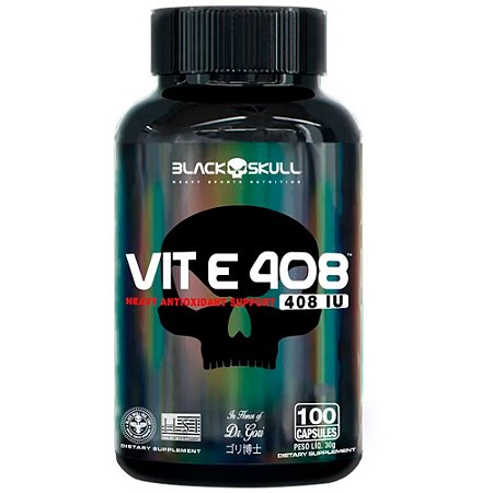 Vitamina E 100 Cápsulas - Black Skull