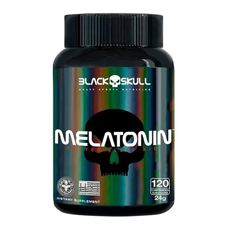Melatonina Sublingual 120 Tabletes - Black Skull
