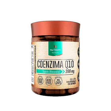 Coenzima Q10 200mg 60 Cápsulas - Nutrify