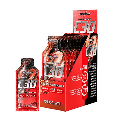 Energy Gel Vo2 C30 Cafeína (Cx 10 Un) - Integralmedica