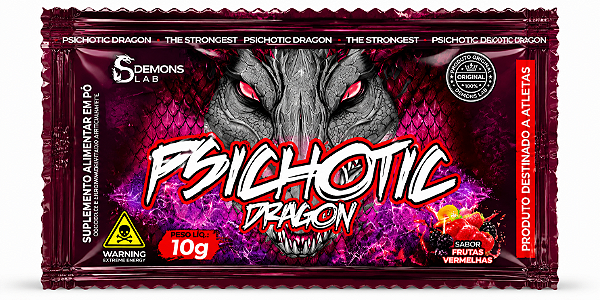 Pré-Treino Psichotic Dragon 10g - Demons Lab