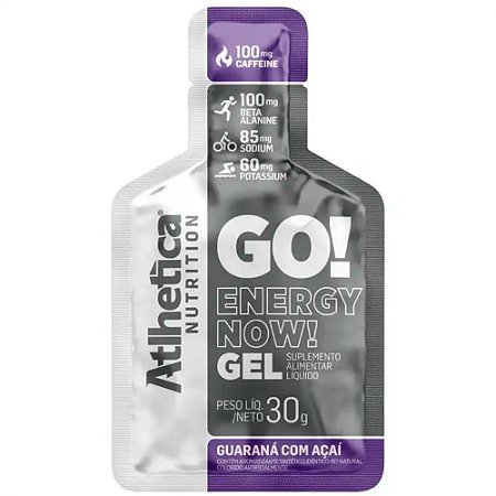 Go! Energy Now Gel (Unidade) - Atlhetica Nutrition