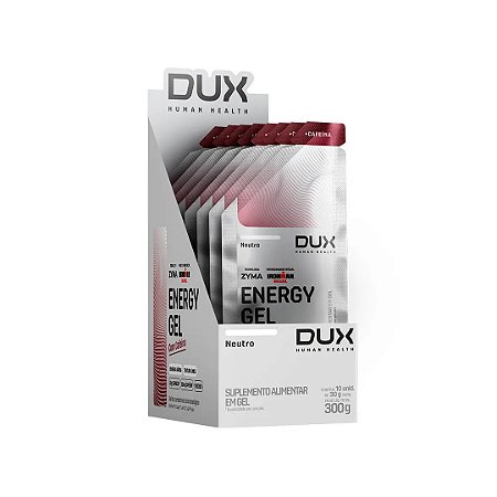 Energy Gel Com Cafeína Cx 10 Un - Dux Nutrition