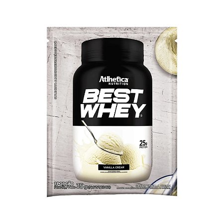 Best Whey Dose Única 35g Vanilla Cream - Atlhetica Nutrition