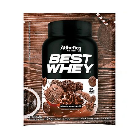 Best Whey Dose Única 40g Brigadeiro Gourmet - Atlhetica Nutrition
