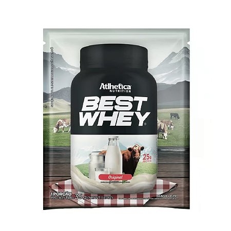 Best Whey Dose Única 35g Original - Atlhetica Nutrition
