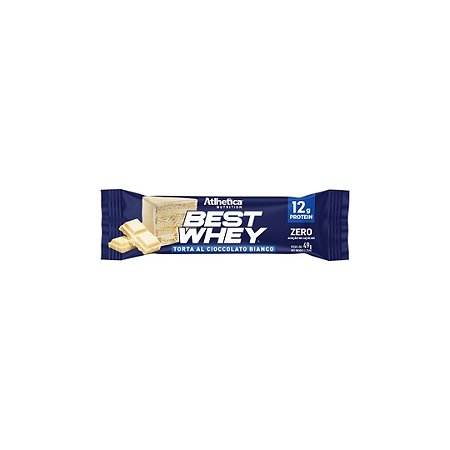 Best Whey Bar 49g Torta de Cioccolato Bianco - Atlhetica Nutrition