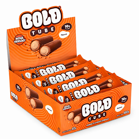 Bold Tube (Cx 12 Un) Paçoca - Bold