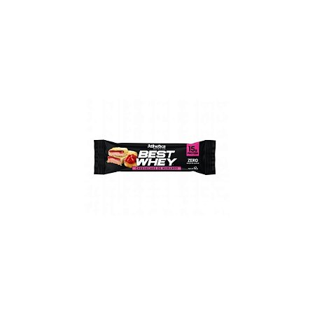 Best Whey Bar 62g Cheesecake de Morango - Atlhetica Nutrition