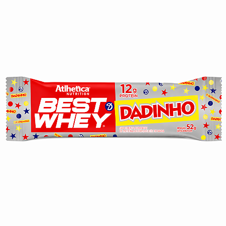 Best Whey Bar Dadinho 52g (Unidade) - Atlhetica Nutrition