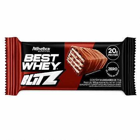 Best Whey Protein Blitz (Display 14 Un de 7,5g cada) - Atlhetica Nutrition
