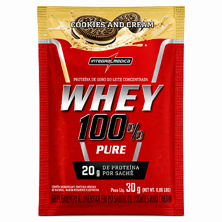 Whey 100% Pure 30g (Dose Única) - Integralmedica