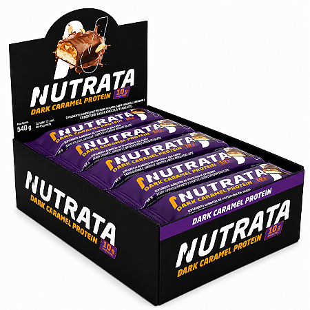 Barra Nutrata Caramel Protein 45g Caixa 12 Un