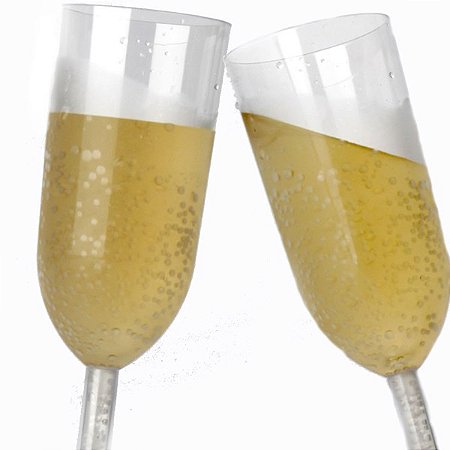 Taça 220ml Champagne Transparente (4 unidades)