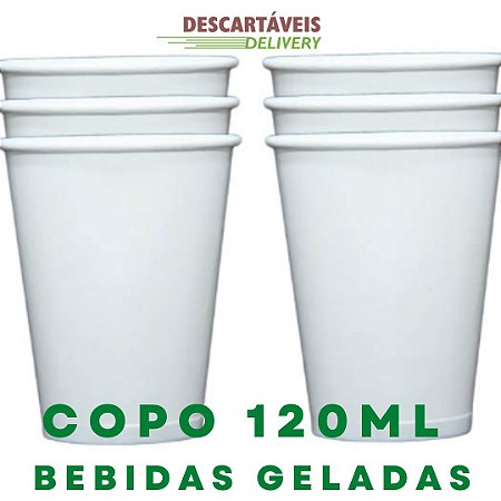 COPO DE PAPEL 120ML BRANCO