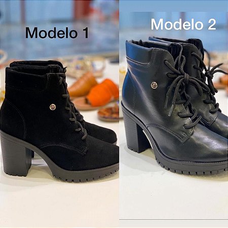 Bota Via Marte -- Preto modelo 1 - Branco modelo 2 (As duas são pretas) -  Detagle