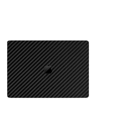 Skin Premium fibra de carbono preto para Macbook Air 15 M2/M3/M4