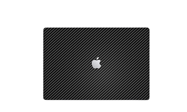 Skin Premium fibra de carbono preto para Macbook Pro 13 A1278